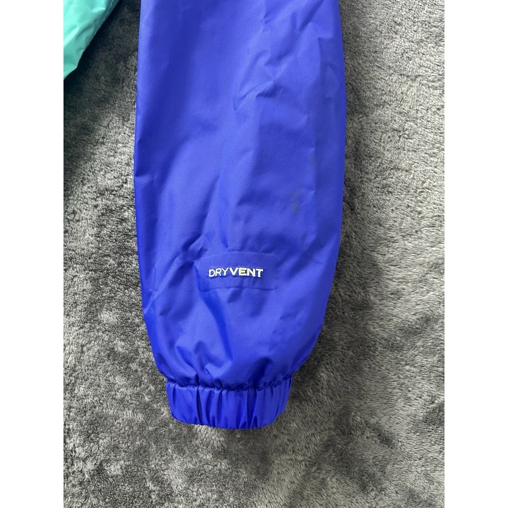 The North Face Girls DryVent Color-block Hooded Rain Wind Jacket Size XS (6)